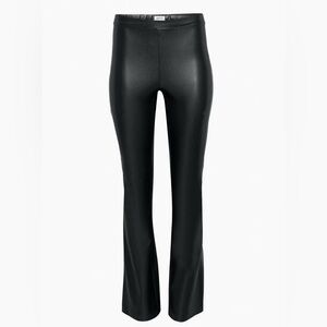 NWOT Aritzia Wilfred Free Black Vegan Leather Pants Size M